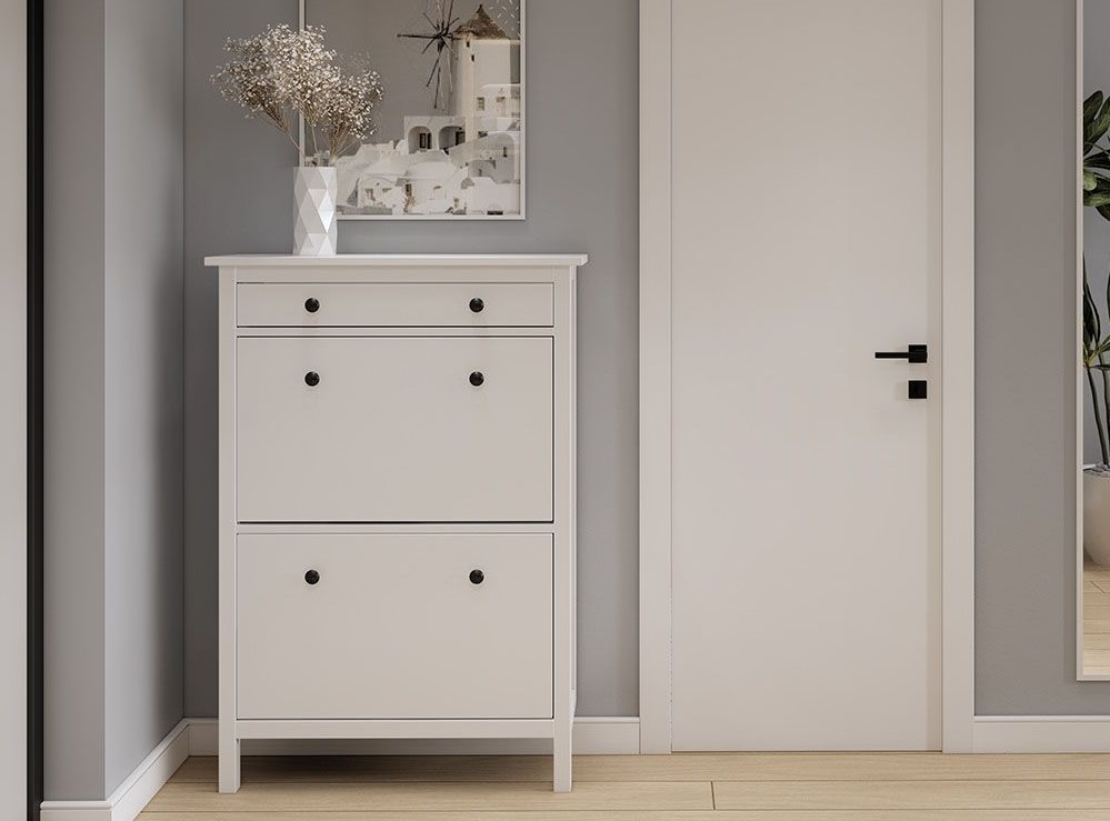 Обувница в прихожую: сколько пар обуви помещается в разные модели