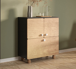 Фото Комод с двумя дверками и ящиком Сплит SP03