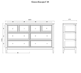 Комод Квадро-С 08