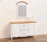 Комод широкий Marlette WOOD Прованс 3 ящика 2 двери