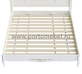 Кровать двуспальная Romantic Gold R566D/R568D с мягким изголовьем