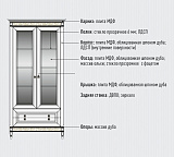 Кровать двуспальная Бристоль с мягким изголовьем