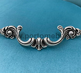 Шкаф трехдверный Silvery Rome с 4 ящиками