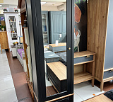 Шкаф для прихожей Пенни Блэк с зеркалом