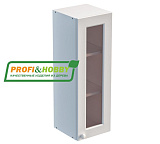 Шкаф настенный 1 дверь 300х900 стекло Profi&Hobby
