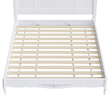 Кровать двуспальная Silvery Rome G526/G528 с мягким изголовьем