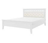 Кровать двуспальная Грация со стразами