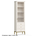 Шкаф книжный малый 3 ящика Alte Primo gold Pr129D