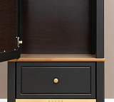 Шкаф для прихожей Пенни Блэк с зеркалом