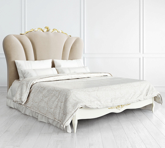 Фото Кровать двуспальная Romantic Gold R616D/R618D с мягким изголовьем