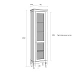 Шкаф для посуды Ольса-С 100