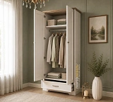 Шкаф двухстворчатый TOSCANA NEW 2DG1S