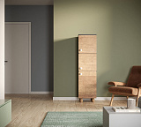 Узкий шкаф с тремя дверками Сплит SP10