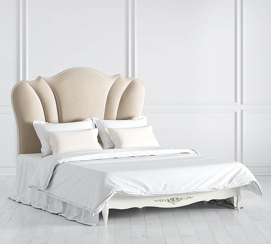 Фото Кровать двуспальная Romantic Gold R616/R618 с мягким изголовьем