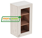 Шкаф настенный 1 дверь 450х720 стекло Profi&Hobby
