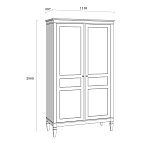 Шкаф двухдверный Ольса-С 02