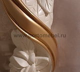 Кровать двуспальная Romantic Gold R418/R416 с мягким изголовьем