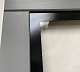 Шкаф Сканди для посуды 1113СТЧ стеклянная и глухая двери