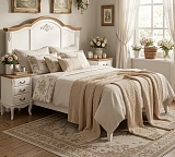 Кровать двуспальная Marlette WOOD Прованс