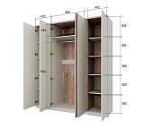 Шкаф четырехдверный LIMA 4DG