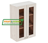 Шкаф настенный 2 двери 600х900 стекло Profi&Hobby