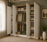 Шкаф четырехстворчатый TOSCANA NEW 4DG