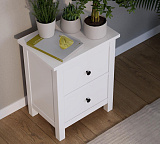 Тумба прикроватная 2 ящика HEMNES Кымор