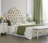 Кровать двуспальная Romantic Gold R538/R536/R534 с мягким изголовьем
