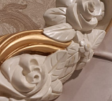Кровать односпальная Romantic Gold с мягким изголовьем