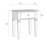 Тумба прикроватная Ольса-С 01