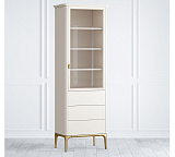 Шкаф книжный малый 3 ящика Primo gold