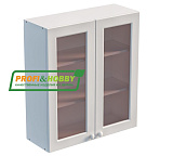 Шкаф настенный 2 двери 800х900 стекло Profi&Hobby