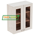 Шкаф настенный 2 двери 600х720 стекло Profi&Hobby