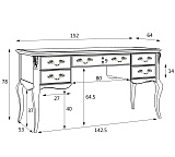 Кабинетный стол широкий Atelier