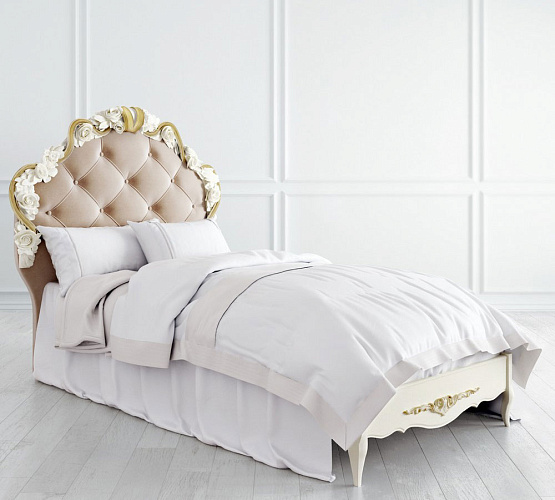 Фото Кровать односпальная Romantic Gold с мягким изголовьем