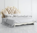 Кровать двуспальная Romantic Gold R566/R568 с мягким изголовьем