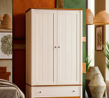 Шкаф двухдверный 21 Пенни комбинированный