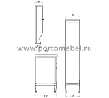 Зеркало Гранда 80