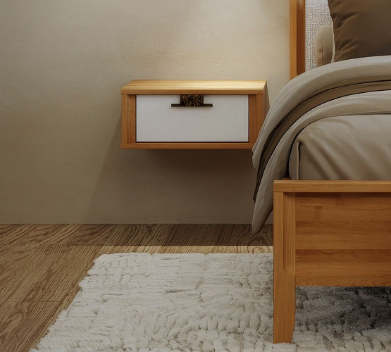 Фото Тумба прикроватная Бридж подвесная с 1 ящиком