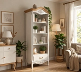 Стеллаж узкий Marlette WOOD Прованс