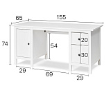 Стол письменный 155х65х74 HEMNES Кымор Стол письменный 155х65х74 HEMNES Кымор