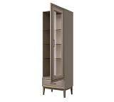 Шкаф с витриной Гориция однодверный