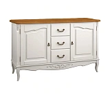 Комод широкий Marlette WOOD Прованс 3 ящика 2 двери