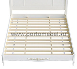 Кровать двуспальная Romantic Gold R656/R658 с мягким изголовьем