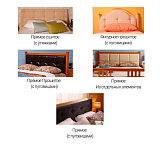 Кровать мягкая с ящиком Кая К1 двуспальная