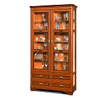 Шкаф с витриной  с антресолью Марина СКМ-001-42А