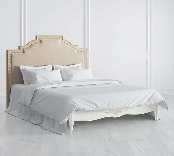 Фото Кровать двуспальная Romantic Gold R656/R658 с мягким изголовьем