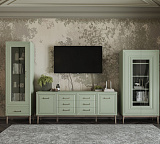 Шкаф с витриной Гориция НСМ однодверный