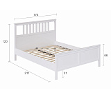Кровать двуспальная HEMNES Кымор
