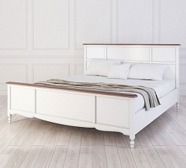 Фото Кровать двуспальная с изножьем Leblanc